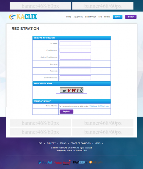 ptc site template free download