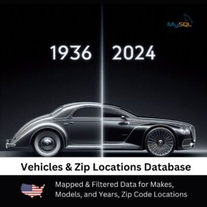 Vehicle Data Archive 1936-2024